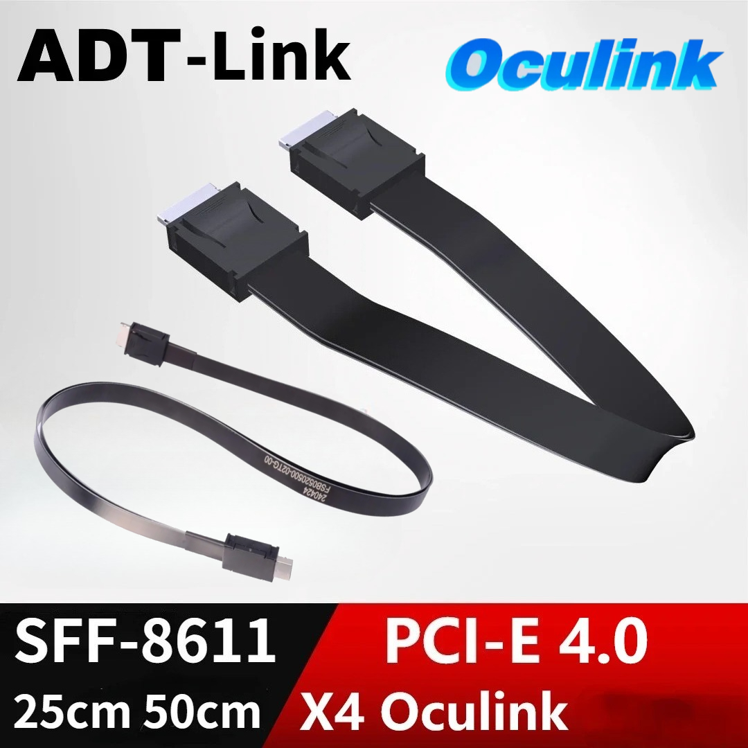 External Gpu Dock Pcie 4.0 Oculink - Kabel przedłużający 1M PCI-E 4.0 X4