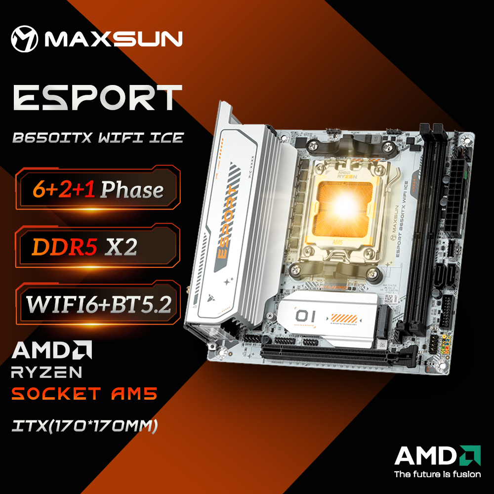 B650 Itx Motherboard Wifi - Płyta główna MAXSUN B650M ITX AMD