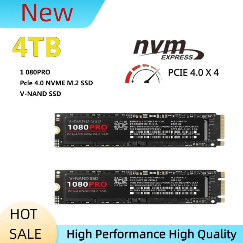 M.2 Nvme 4Tb Pcie 4.0 Ssd - Nowy Oryginalny 1080Pro 512GB‑4TB NVMe PCIe