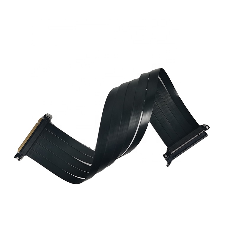 Pcie 4.0 X16 Riser Cable 90 Degree - Najnowszy kabel graficzny elastyczny PCIE 4.0