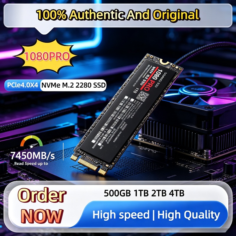 M.2 Nvme 4Tb Pcie 4.0 Ssd - 100% oryginalny dysk SSD 1080PRO PCIe