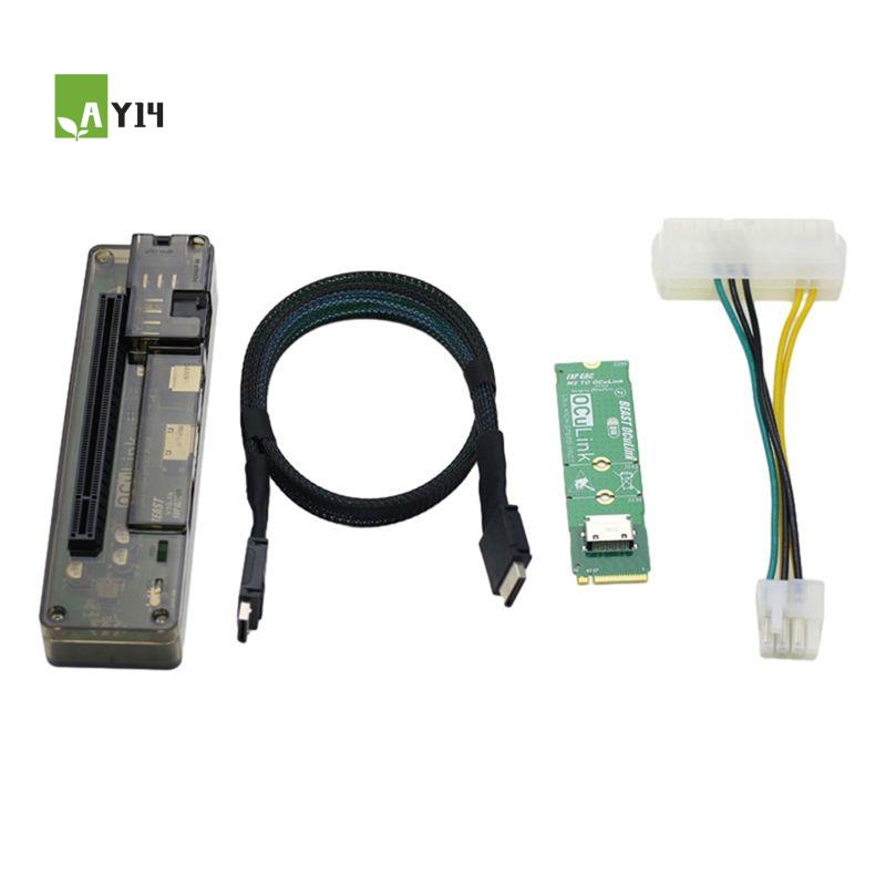 External Gpu Dock Pcie 4.0 Oculink - Adapter AY14 - M.2 MKEY do