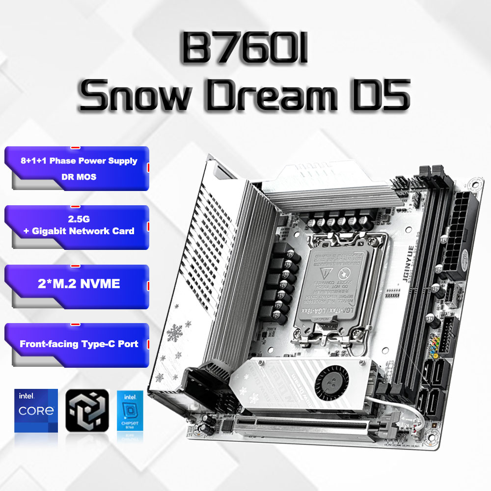 Lga 1700 Ddr5 Itx Motherboard - Płyta główna B760i ARGB WIFI DDR5