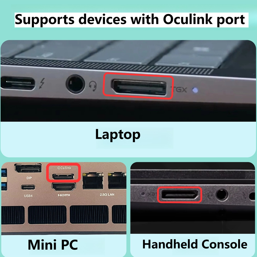 Stacja dokująca Oculink eGPU d – External Gpu Dock Pcie 4.0 Oculink recenzja i cena
