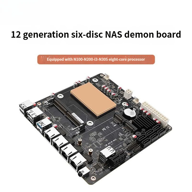 Płyta główna NAS o niskim pobo – Nas Motherboard N100 6 Sata recenzja i cena