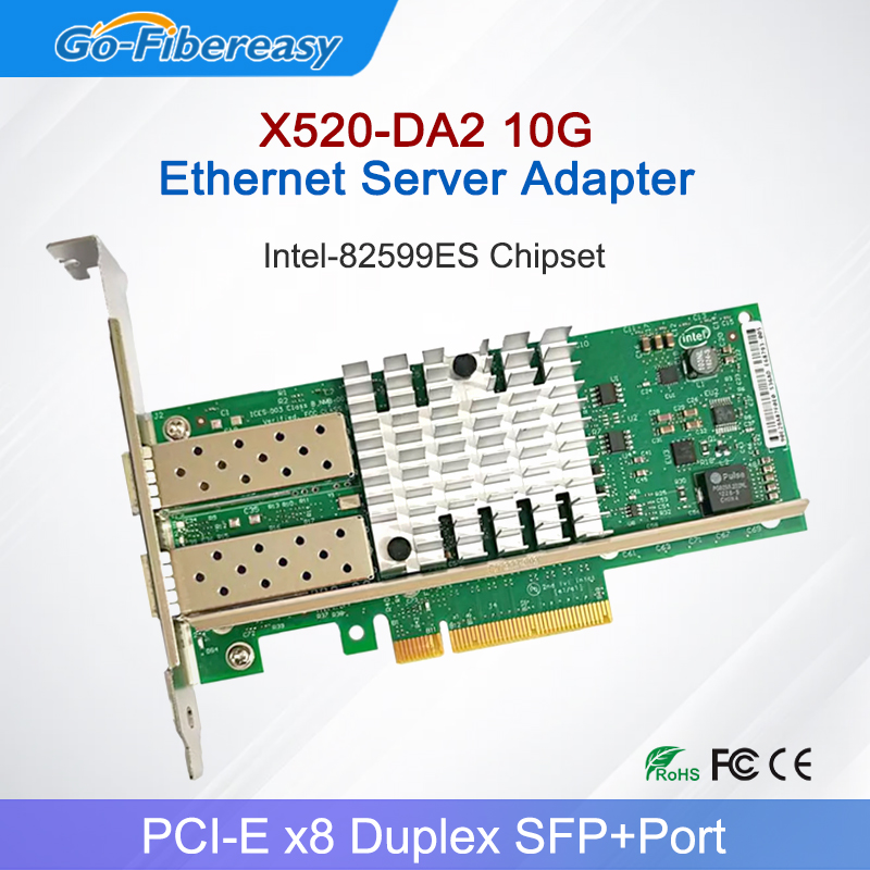 Karta sieciowa X520-DA2 10Gb S – 10Gb Sfp+ Pcie Network Card Dual Port recenzja i cena