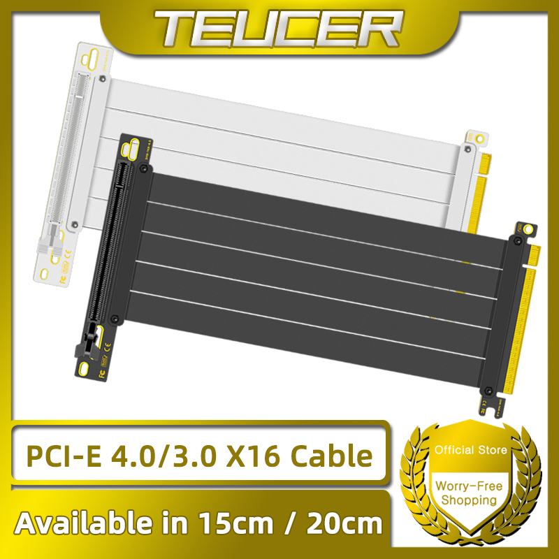 TEUCER PCI-E 4.0 X16 Przedłuża – Pcie 4.0 X16 Riser Cable 90 Degree recenzja i cena