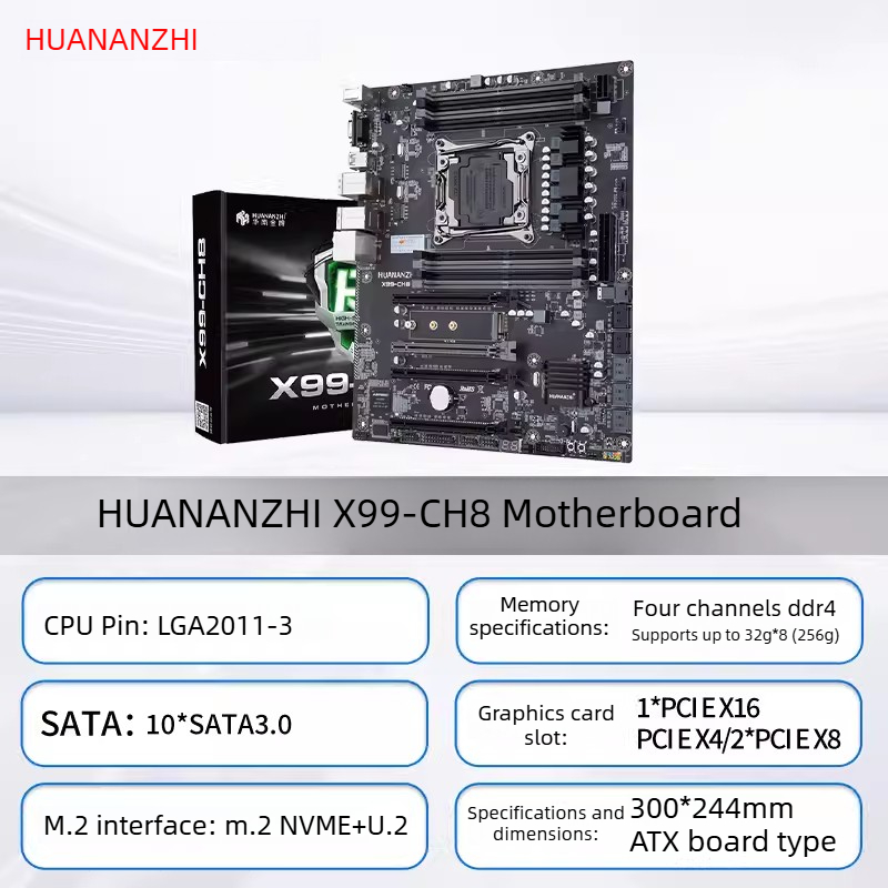 Płyta główna HUANANZHI LGA2011 – X99 Dual Cpu Motherboard Combo recenzja i cena