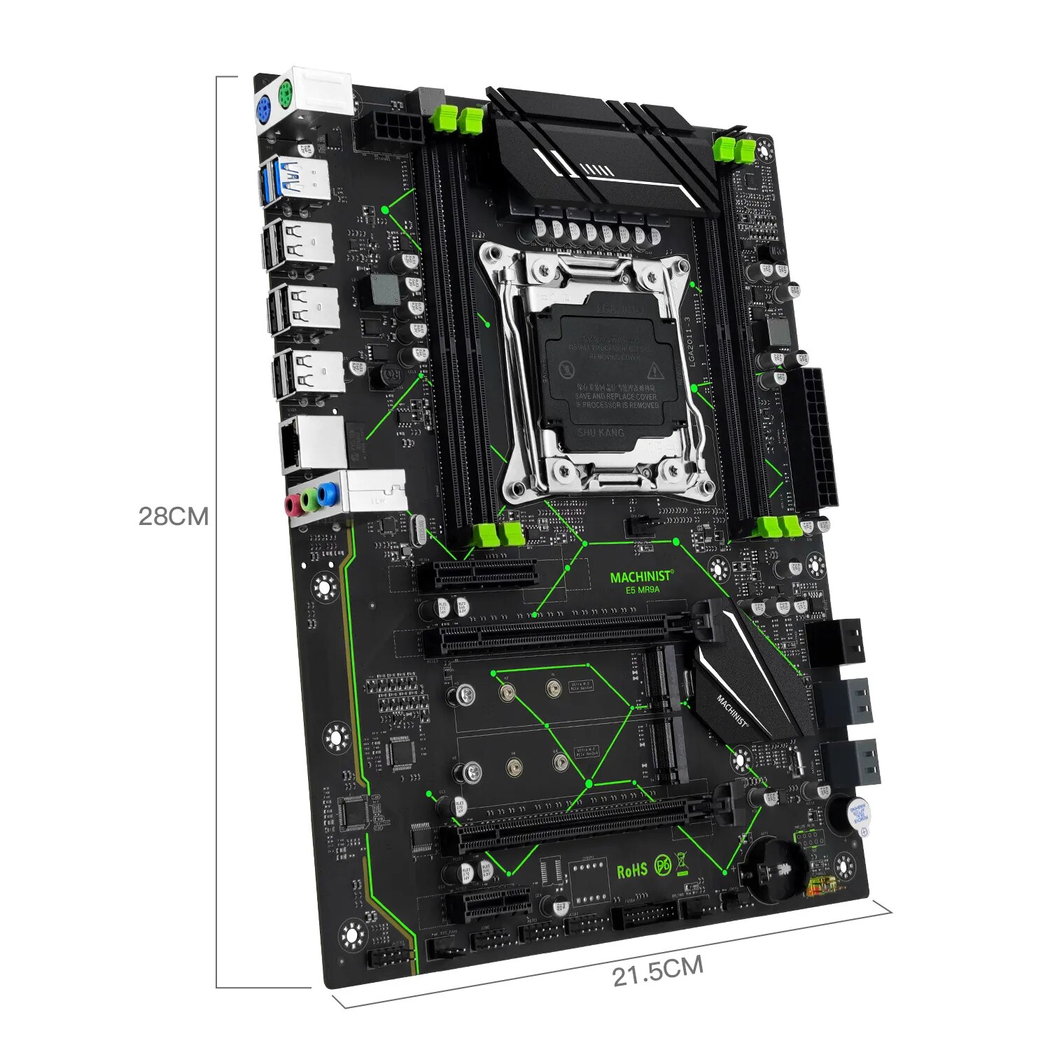 Płyta główna MACHINIST E5 MR9A – X99 Dual Cpu Motherboard Combo recenzja i cena