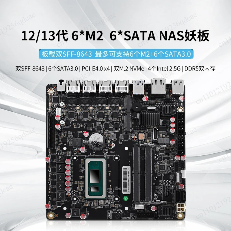 Płyta główna NAS N5105/N100/N3 – Nas Motherboard N100 6 Sata recenzja i cena