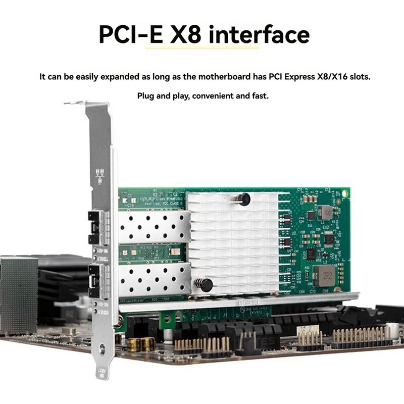 Karta sieciowa X520-DA1 10Gb S – 10Gb Sfp+ Pcie Network Card Dual Port recenzja i cena