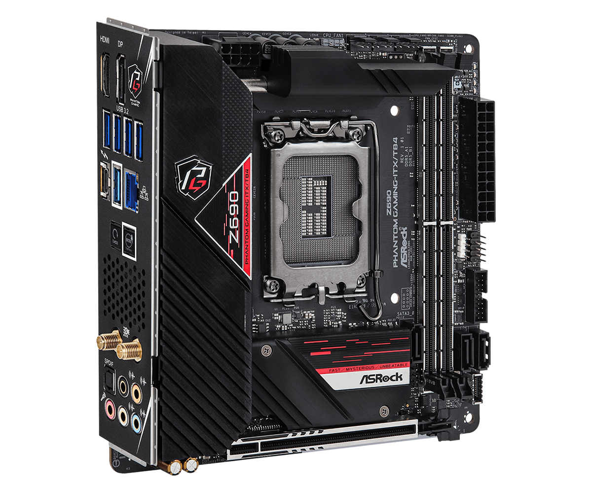 Płyta główna ASROCK Z690 Phant – Lga 1700 Ddr5 Itx Motherboard recenzja i cena
