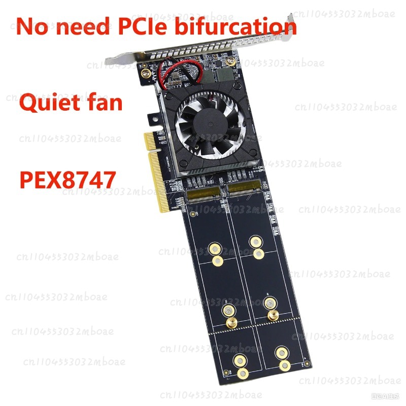 Adapter PCIe 3.0 X8 Quad M.2 N – Quad M.2 Nvme Pcie Bifurcation Card recenzja i cena